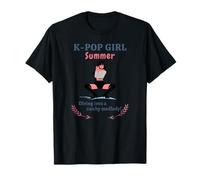 Mujeres Bailando K-Pop Girl Summer sumergiéndose en un pegadizo Medley Camiseta