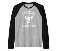 Mujeres Capellán Fiestas Religiosas Todas Las Mujeres Creadas Iguales Camiseta Manga Raglan