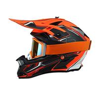 Mujeres Cascos de motocross Cascos de motocross Adultos Hombres niñas Cascos de motocross Casco de motocross Cascos de motocross para adultos con visera Gafas aprobadas por DOT