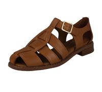 Mujeres Clarks Sandalias De Cuero Tipo Pescador Hana Sun