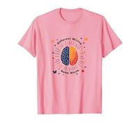 Mujeres con Autismo: cableado Diferente, la Misma Conciencia Que Vale la pena Camiseta, Hombre, Rosado, L