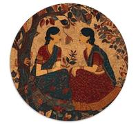 Mujeres conversando bajo el árbol 1000pcs (67.5x67.5cm) Rompecabezas para Adultos - Juguete De Bricolaje