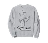 Mujeres cristianas, paloma rosada, bendita, niños o niñas, cruzan a Cristo Sudadera