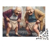 Mujeres de Edad Avanzada 1000 Piezas Rompecabezas En Cartulina Premium para Adultos Relajación Habilidad Lógica Adolescentes Años Juego De Fiesta Mejor Regalo para Los Amantes 70x50cm