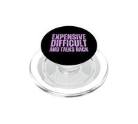 Mujeres Divertidas costosas difíciles y Hablan sarcásticas PopSockets PopGrip para MagSafe