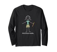 Mujeres Divertidas Piccolo Girl Piccolo Player Manga Larga