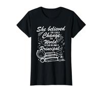 Mujeres Escuela Principal Liderazgo Motivación Educadora Camiseta gráfica económica, Mujer, Negro, M
