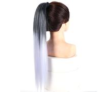 Mujeres Extensión de cabello sintético con cola caballo, cinta cordón, recta y ondulada, postizo for cosplay Uso diario(S1BT4110)