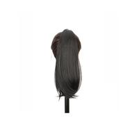 Mujeres Extensión de cabello sintético largo, liso y ligeramente deformado, con pinza for cola caballo, 16/20 pulgadas, for mujer Uso diario(2,20inch)