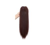 Mujeres Extensión de cola caballo sintética larga y recta, color negro marrón, con pinza for uso diario for mujeres Uso diario(2M33)