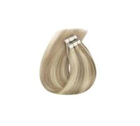 Mujeres Extensiones de cabello con cinta adhesiva, 20 unidades, natural real, 12-24 pulgadas, color piano, invisible destacada Extensiones de pelo