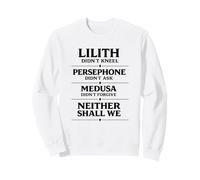 Mujeres Fuertes Mitologías Oscuro Femenino Poder Medusa Didnt Sudadera