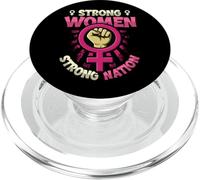 Mujeres fuertes Nación fuerte - Empoderamiento feminista Feminismo PopSockets PopGrip para MagSafe
