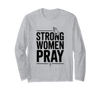 Mujeres Fuertes Oran Inspiradoras Fe Empoderamiento Manga Larga