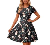 Mujeres Gorditas con Vestido Vestidos Playeros Día Princesa Bachillerato Pichi Abuelas Mayor Comuniones Femenina Campestres Playero Mamás Liso Conjunto Vuelo Novio 52 Coral