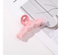 Mujeres Gradiente Frosted peinado Clip Chic Shark Barrettes Flor de cerezo Rosa peinado Garras Hueco Acrílico horquilla Accesorios de moda,18