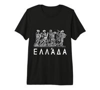 Mujeres griegas Antiguas y Grecia en Recuerdo de Idioma Griego Camiseta Premium