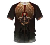 Mujeres Hombres Antiguo Dios Egipcio Ojo de Egipto Camisetas Casual Impresión 3D Manga Corta Tops Camiseta Verano Cuello Redondo Streetwear