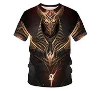 Mujeres Hombres Antiguo Dios Egipcio Ojo de Egipto Camisetas Casual Impresión 3D Manga Corta Tops Camiseta Verano Cuello Redondo Streetwear