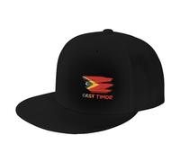 Mujeres Hombres Sombrero Snapback Bandera De Timor Oriental Y Timor Oriental Aire Libre Gorra Casual Gorra De Béisbol Vintage Gorras Deportiva para Hip Hop Caza Viaje