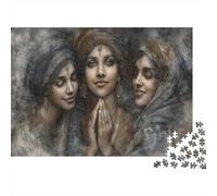 Mujeres indígenas con Vestimenta Tradicional Rompecabezas para Adultos 52x38cm/1000pcs,Juegos De Desafío De