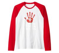 Mujeres Indígenas MMIW Uso Rojo para Mis Hermanas Camiseta Manga Raglan