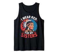 Mujeres Indígenas MMIW Uso Rojo para Mis Hermanas Camiseta sin Mangas