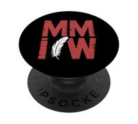 Mujeres Indígenas MMIW Uso Rojo para Mis Hermanas PopSockets PopGrip Adhesivo