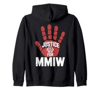 Mujeres Indígenas MMIW Uso Rojo para Mis Hermanas Sudadera con Capucha