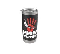 Mujeres Indígenas MMIW Uso Rojo Para Mis Hermanas Vaso térmico de acero inoxidable de doble pared