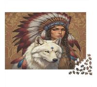 Mujeres Indígenas Rompecabezas 1000 Piezas con Colores Vibrantes Puzzle Terapia De Arte para Pasatiempos En Casa como Cita En Casa 70x50cm/1000pcs