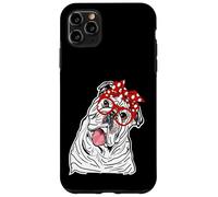 Mujeres Inglés Bulldog Head Bandana Propietario de Bulldog Carcasa para iPhone 11 Pro Max