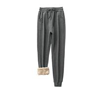 Mujeres Invierno Casual Sólido Caliente Polainas - Pantalones Forrado Polar Mujer Pantalones Color Sólido Pantalones con Cordón Pant Con Dos Bolsillos Pantalones Cómodo Pantalones Pantalones