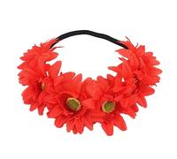 Mujeres La Diadema Elástica Flower Flower Banda Para Cabello Múltiple De Color Ropa Novia Y Fiestas Colorida Banda La Flor Simulada