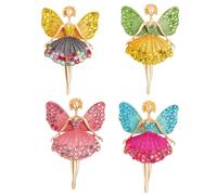 Mujeres Multicolor Animal Broche Pins Set Vintage esmalte cristal strass señoras magnífico animal broche para sombreros cuellos bolsas baile novia