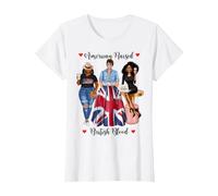 Mujeres Negras de Sangre estadounidenses y británicas Camiseta