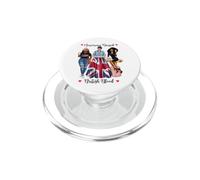 Mujeres Negras de Sangre estadounidenses y británicas PopSockets PopGrip para MagSafe
