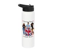 Mujeres negras de sangre estadounidenses y británicas Stainless Steel Insulated Water Bottle