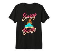 Mujeres Negras Divertidas Sassy Desde El Nacimiento Melanin Girl Magic Girls Camiseta Premium