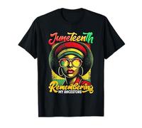 Mujeres negras recordando a mis antepasados Juneteenth Camiseta