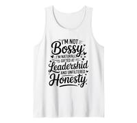 Mujeres no mandonas de liderazgo y honestidad naturalmente dotadas Camiseta sin Mangas