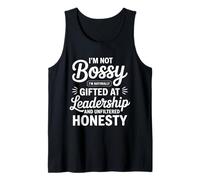 Mujeres no mandonas de liderazgo y honestidad naturalmente dotadas Camiseta sin Mangas