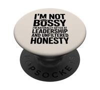 Mujeres no mandonas de liderazgo y honestidad naturalmente dotadas PopSockets PopGrip Adhesivo