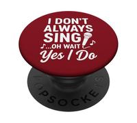 Mujeres No Siempre Canto, Oh, Espera, Sí Hago Música Profesora PopSockets PopGrip Adhesivo
