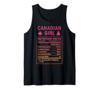 Mujeres orgullosas de Chica Canadiense con raíces canadienses Camiseta sin Mangas