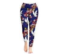 Mujeres Pantalones de Yoga Largo Gimnasio Legging Entrenamiento Ejecución Deportes Medias Elásticas Cintura Alta Impresión Digital de Secado Rápido Fitness Leggings 003-L