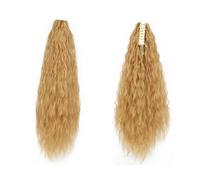 Mujeres Peluca de cola caballo rizada con clip, extensiones cabello, peluca, ondas agua, postizo profundas, agarre Uso diario(SU88 27)