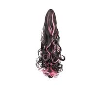 Mujeres Peluca sintética larga y rizada con clip for cola de caballo - mixta degradado color voluminoso Uso diario(2H90C)