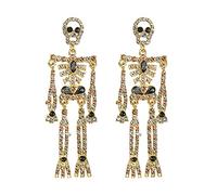 Mujeres Pendientes para la Madre Ramadán presenta un largo estilo gótico Pendientes de diez dianosa Halloween Pendientes de esqueleto de terror Halloween Pendientes de joyas para mujeres Pendientes de