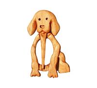 Mujeres Pins de chal Broche de madera Pins de bricolaje Patrón de animales Pats de chal de dibujo